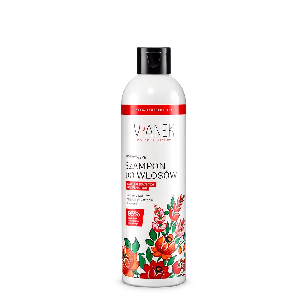 VIANEK Regenererende shampoo voor blond, geverfd, geblondeerd haar