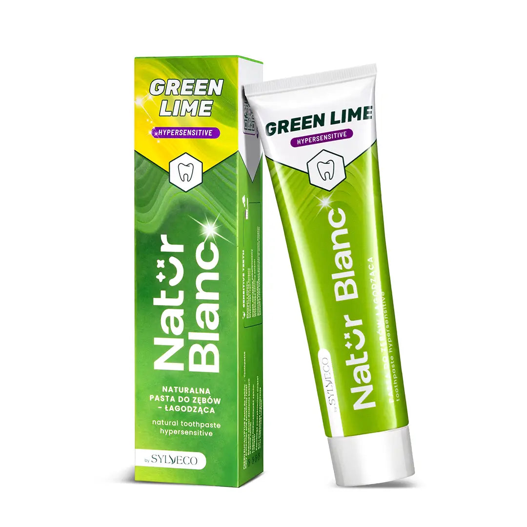 SYLVECO Natur Blanc GREEN LIME tandpasta die de gevoeligheid van tanden verzacht
