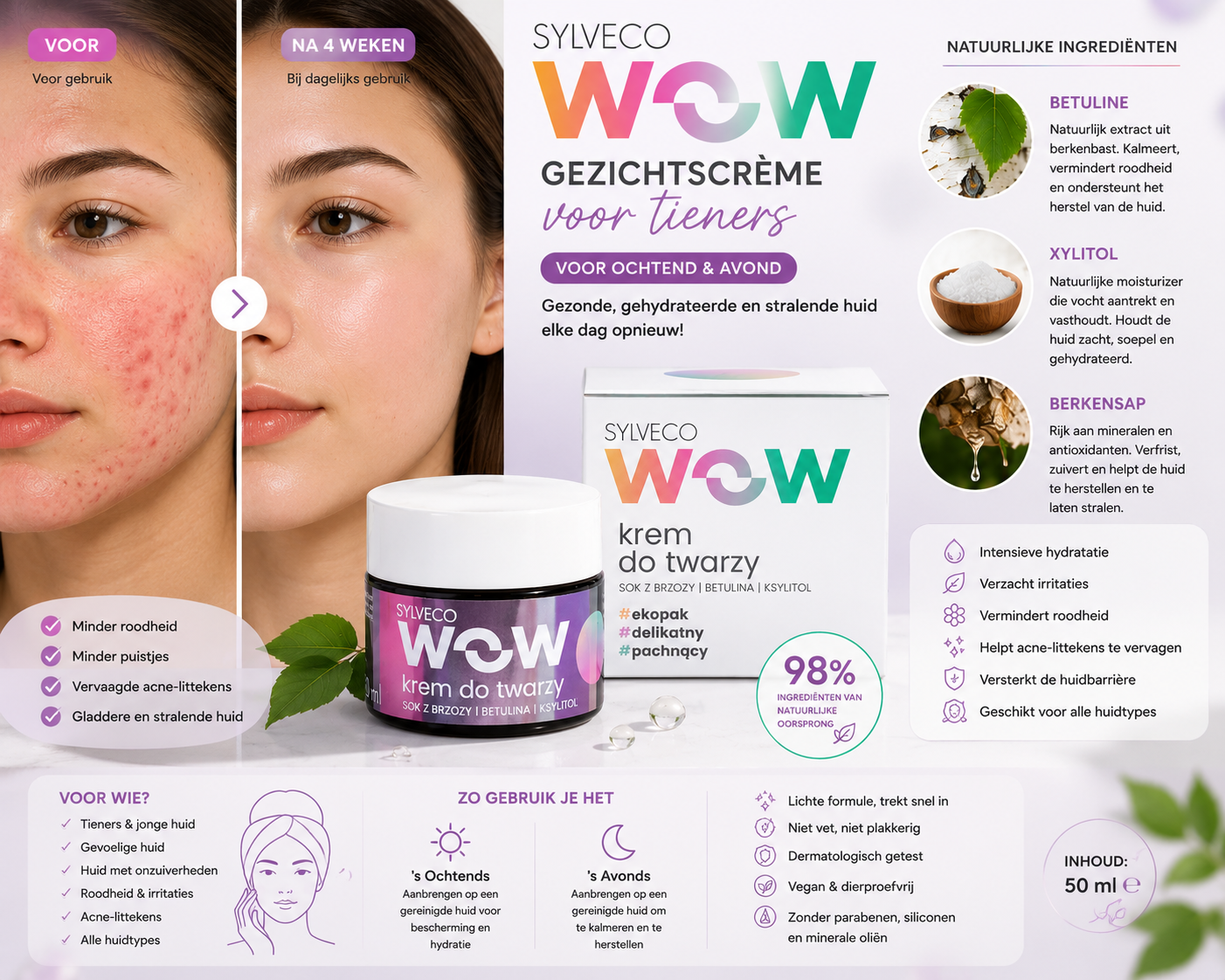 SYLVECO WOW Gezichtscrème