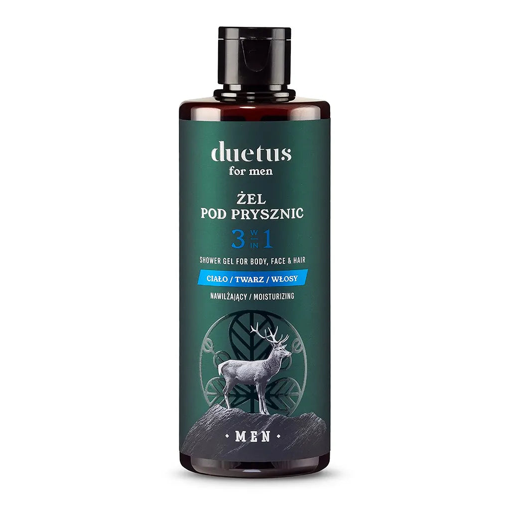 DUETUS FOR MEN HYDRATERENDE DOUCHEGEL 3in1